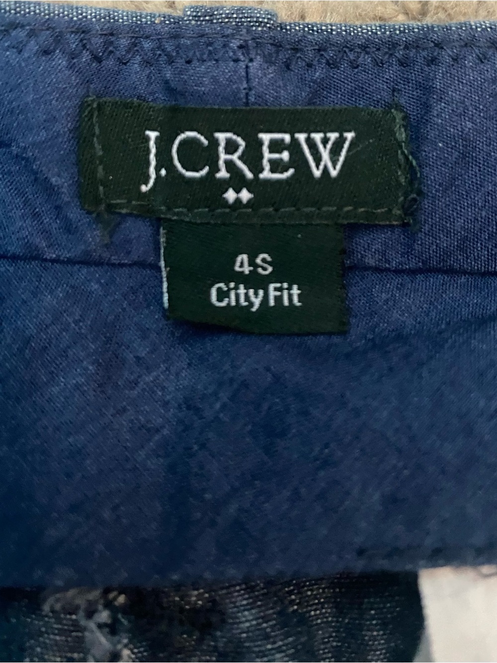 J. CREW Y2K “City Fit” Low Rise Tailored Women’sTrousers. 100% Cotton. Size 4 S